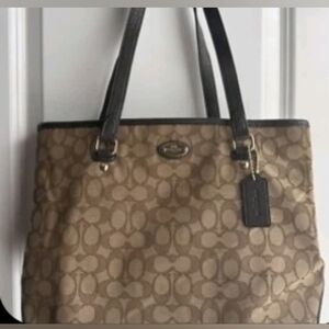 Coach Signature Brown Tote Bag